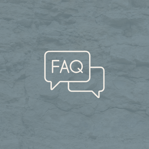 Icône FAQ dédiée aux questions fréquentes sur la rénovation immobilière en Corse.