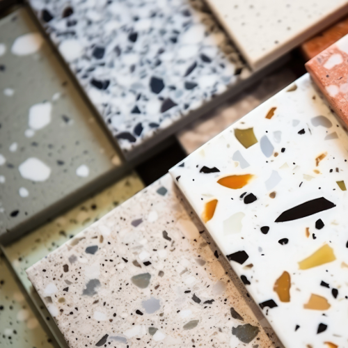 Terrazzo multicolore – tendance graphique 2025