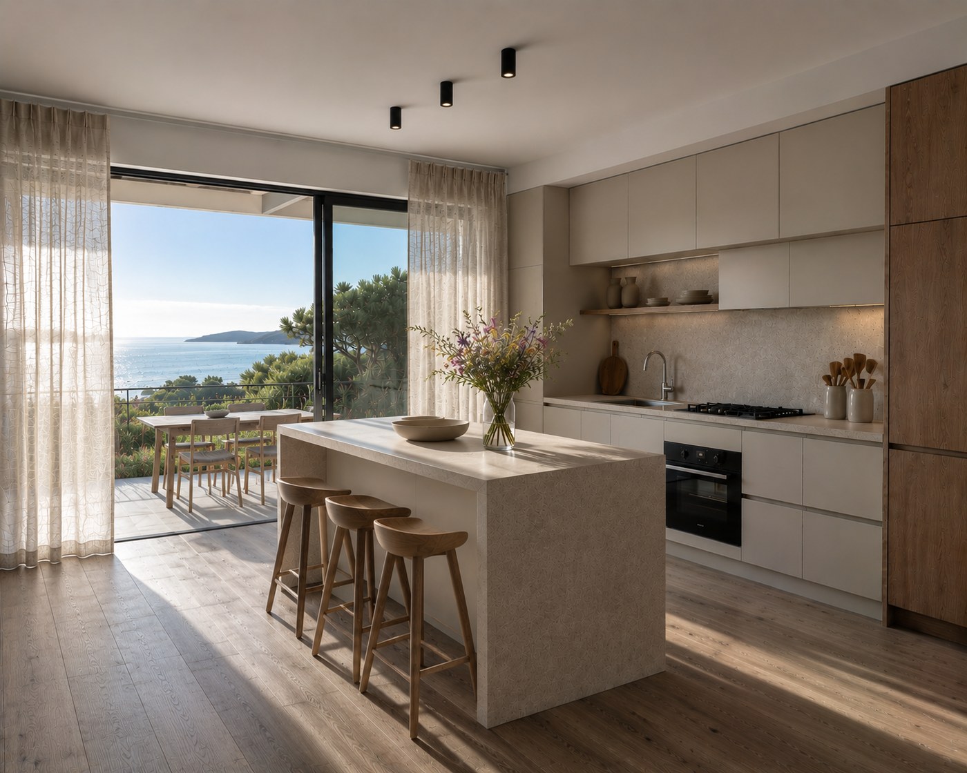 Cuisine vue mer