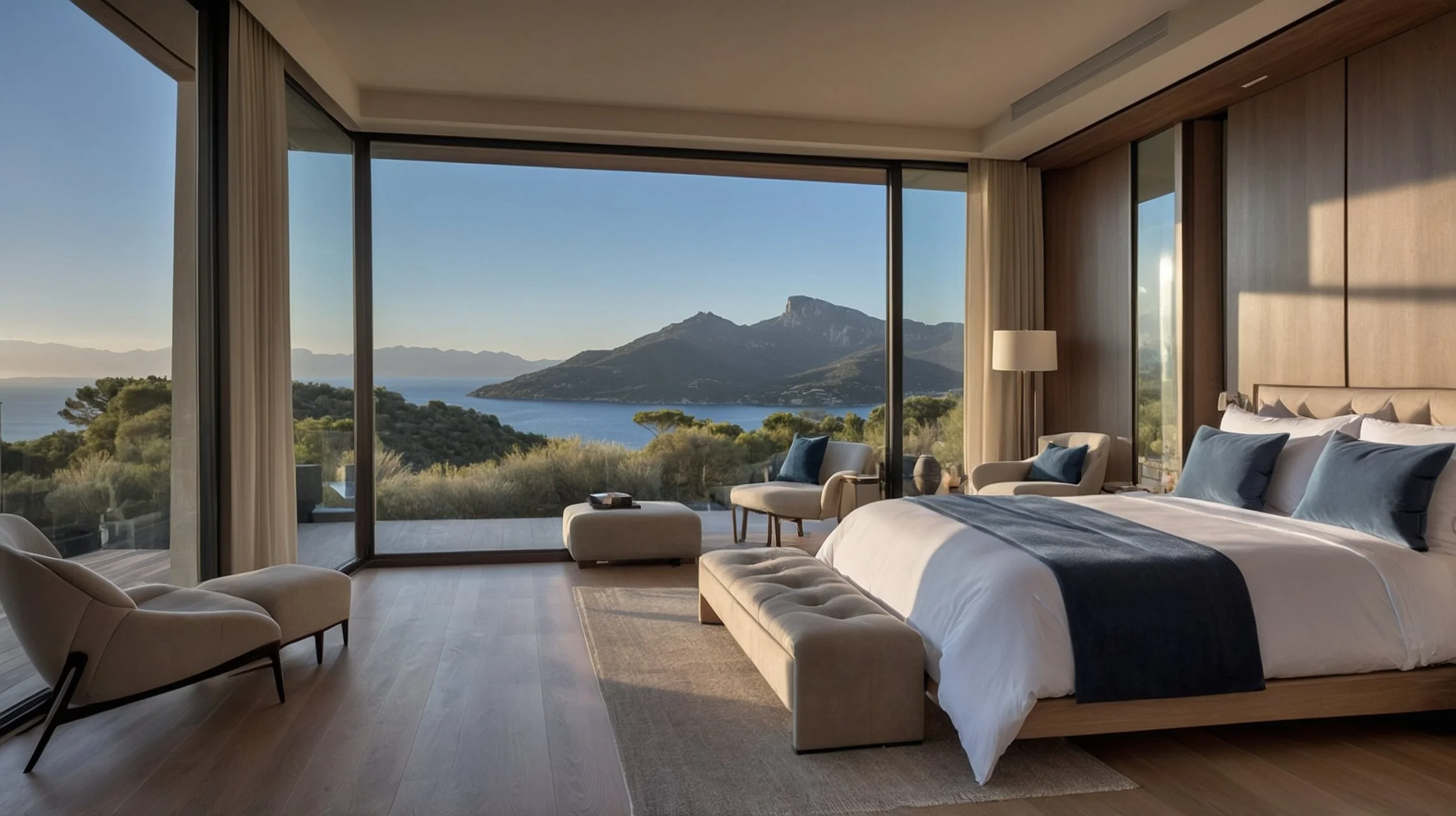 U Liccettu, chambre signature vue mer